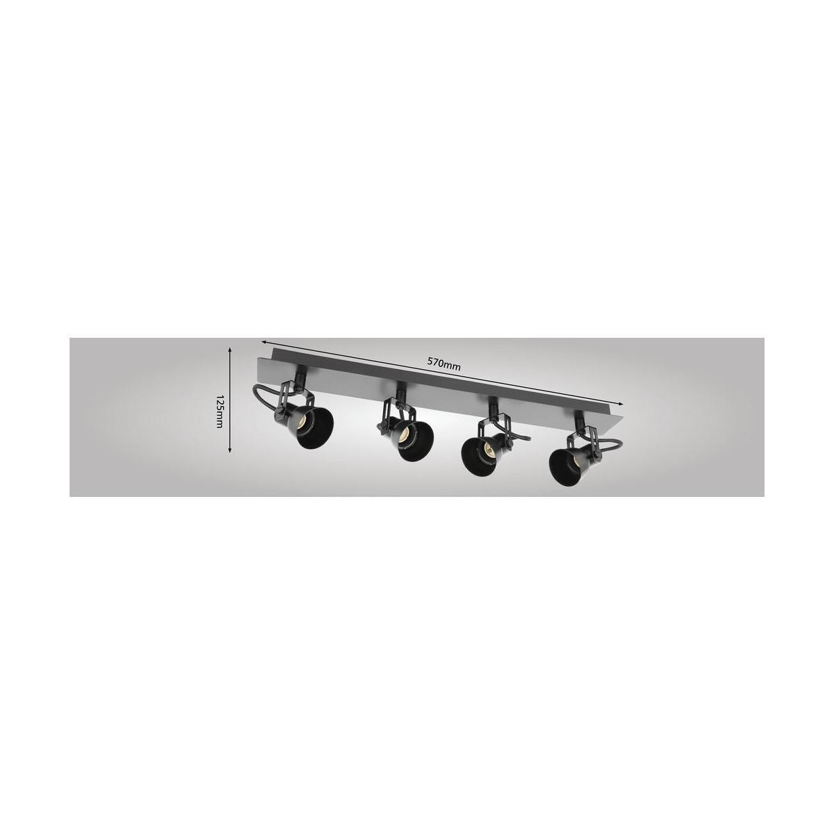 Spotskinne TRILLO 4xGU10
