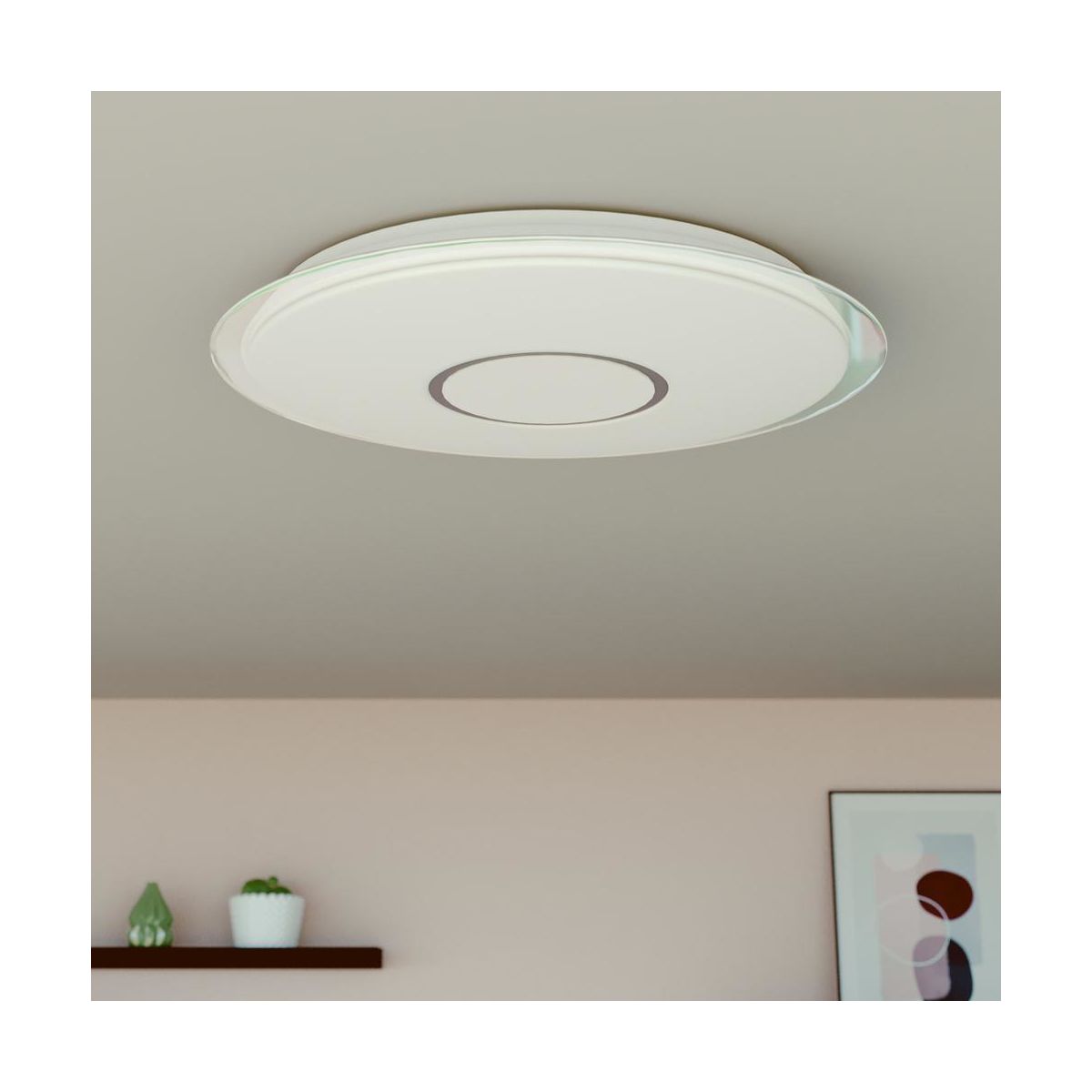 Smart Plafond VIZZINI 56cm m/ Fjernkontroll